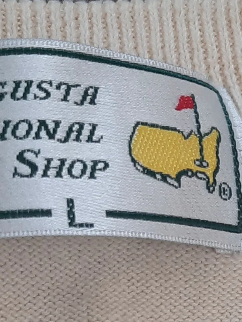 Augusta National Golf Shop Masters mens yellow sweater vest size Large